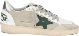 Golden Goose Beige Ball Star Leather Sneakers