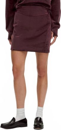 lululemon Scuba High Rise Mini Skirt In Garnet