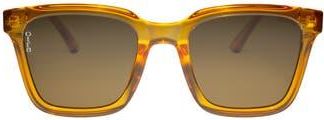 Otra Eyewear Fyn 54mm Square Sunglasses in Trans Orange/Brown at Nordstrom Rack