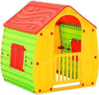 vidaXL Casita De Juegos Para Ni&ntilde;os 102x90x109 Cm Vidaxl