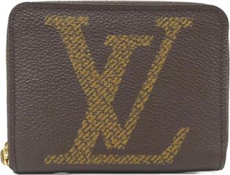 Louis Vuitton Brown Coated Canvas Coin Purse/Coin Case (Pre-Owned)