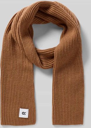 OPUS Schal mit Woll-Anteil in Strick-Optik in Dunkelbraun, Größe 1