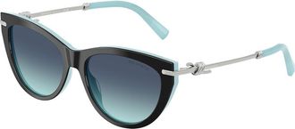 Tiffany & Co. TF4253 80559S Womens Sunglasses Black Size 55