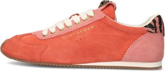 Kurt Geiger Schoenen, Dames, Rood, 38 EU, Su&egrave;de, Rode Su&egrave;de Runner Sneakers
