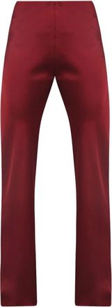Jucca Rechte Broek - Dames - Straight fit broeken - Rood - S - Katoen - Broeken