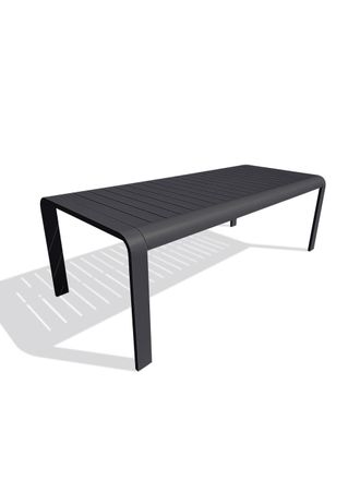DCB Garden Mesa de jard&iacute;n de aluminio antracita