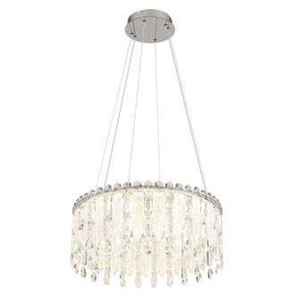 Globo Lighting L&aacute;mpara Colgante - Klunka - Cromo - Vidrio - &Oslash; 60cm - Led