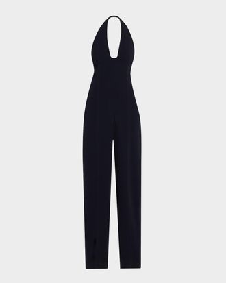 A.L.C. Eva Halter Wide-Leg Jumpsuit
