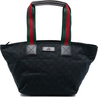 Gucci Pre-owned Gucci GG Canvas Web Tote 7HHHESPI3J4R457G