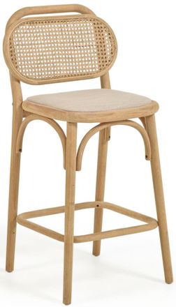 K Home Massivholz Barstuhl Dorian mit Wiener-Gefelcht, Eichenholz Natur Archiviert