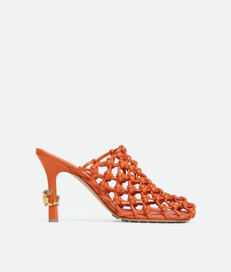 Bottega Veneta Riva Mule - Orange - Woman - 38 - 100% Lambskin