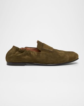 Givenchy Men & apos;s Suede Elasticized Loafers
