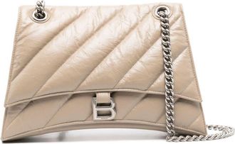 Balenciaga medium Crush shoulder bag - women - Calf Leather - OS - Neutrals