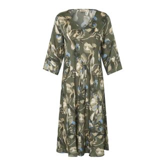 Masai Jurken - Dames - Jurken - Groen - Maat: 2XL