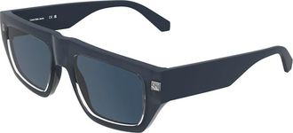 Calvin Klein Blue Square Unisex Sunglasses CKJ25619S 400 54