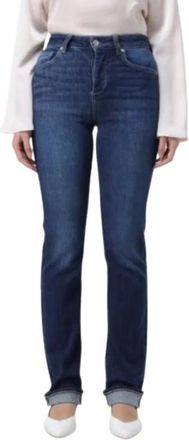 Liu Jo Straight Leg Jeans - Dames - Slim Fit Jeans - Blauw - W26 - Katoen - Jeans
