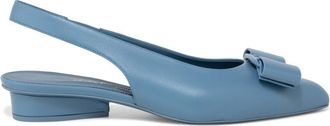 Ferragamo Ladies Blue Heels, US Size 4.5