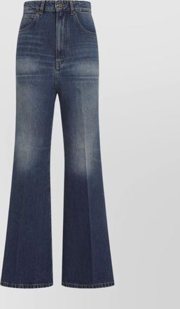 Victoria Beckham high-waist wide leg kick jeans