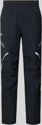 Under Armour Regular Fit Sweatpants mit Logo-Print Modell Unstoppable in Black, Gr&ouml;&szlig;e XXL
