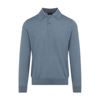Brioni Hombre, Camisetas, Azul, Talla: M