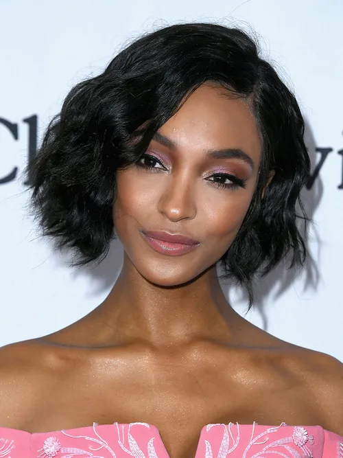 Jourdan Dunn, pink eye shadow, makeup, model makeup, victoria secret makeup