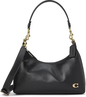 Coach Juliet Shoulder Bag Shoulder Womens Handbags Black, Cotton/Leather