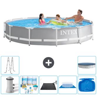 Intex Piscina Prism Frame Redonda - 366x76 Cm - 8-piezas S21198