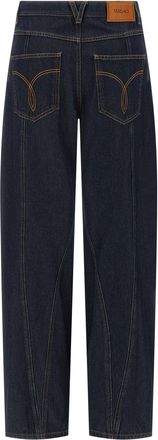 Versace Soft Wash Cotton Jeans - Navy