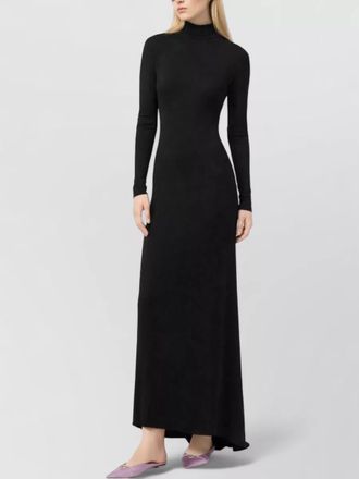 Tom Ford evening dress long sleeves open back