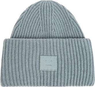 Acne Studios Wool Beanie With Logo
