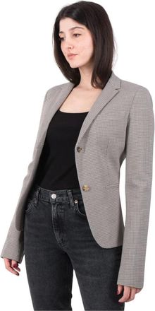 J.W.Anderson Blazer - Dames - Blazers - Grijs - XS - Leer - Jassen