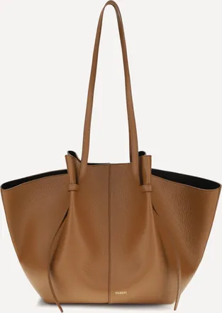 Yuzefi Borsa Tote Mochi grande in pelle grammata Woman UNI