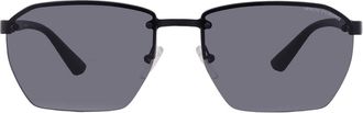 A|X Armani Exchange Dark Grey Pilot Mens Sunglasses AX2048S 600087 59