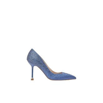 Liu Jo Pumps, female, Blue, Size: 10 US D&eacute;collet&eacute; Full Strass