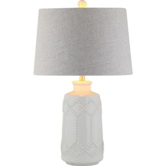Jonathan Y Designs Alice 26 Ceramic LED Table Lamp, Cream at Nordstrom