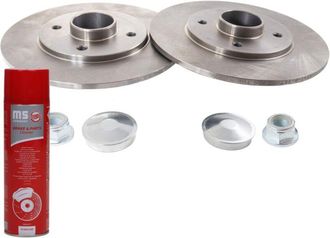 OEM Discos De Freno Con Rodamiento Trasero 2401106045b-pcs-ms 2 Uds