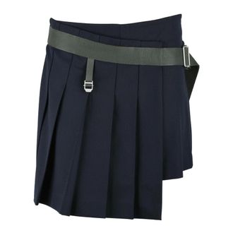 Seafarer Rokken, Dames, Blauw, S, Wol, Mini a Portafoglio