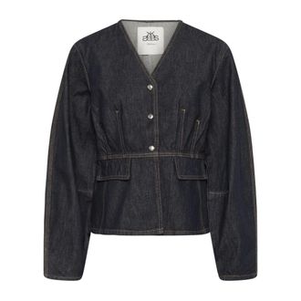 Karen by Simonsen Denim Jackets, female, Blue, Size: 2XS Bonnie Denim Jacket