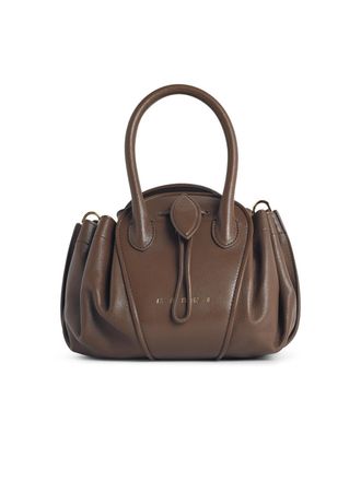 Marni Kleine Tulipea Bruine Leren Tas