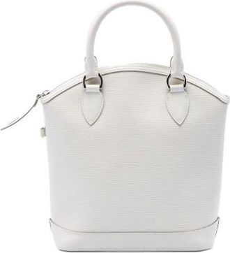 Louis Vuitton Pre-owned Handbags, female, White, Size: ONE SIZE Pre-owned The Lockit Handbag