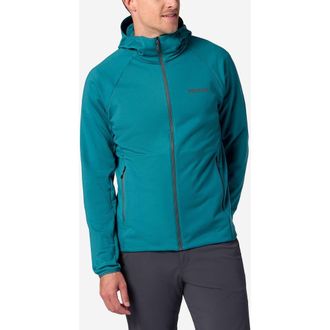 Marmot Leconte Full Zip Hoodie in Emerald Blue at Nordstrom, Size Xx-Large