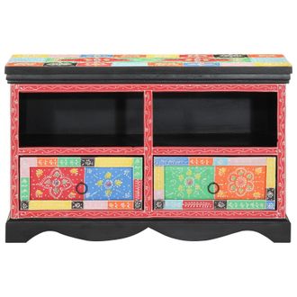 Berkfield Home Media Storage Cabinets & Racks Multicolour Wood Medium in Black