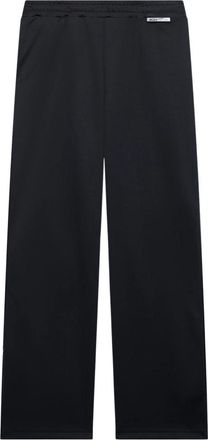 GCDS Buttons Trackpants - Heren - Straight fit broeken - Zwart - 2XL - Polyester - Broeken