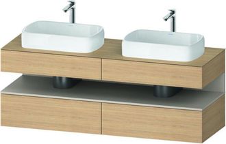 Duravit Qatego Consola Mueble Bajo Lavabo, 2 Extensiones, 2 - Duravit
