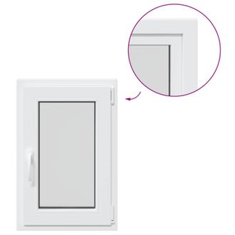 vidaXL Ventana De S&oacute;tano De Giro Y Oscilaci&oacute;n Din Derecha Risor Vidaxl