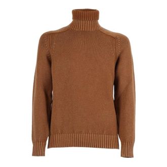 Circolo 1901 Turtlenecks, male, Brown, Size: M Maglia Collo a Martello