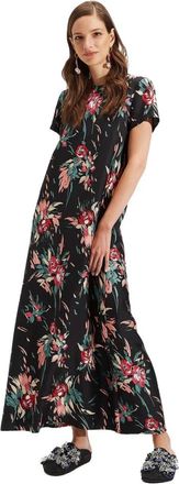 La DoubleJ Swing Jurk - Dames - Maxi kleedjes - Zwart - S - Kleedjes
