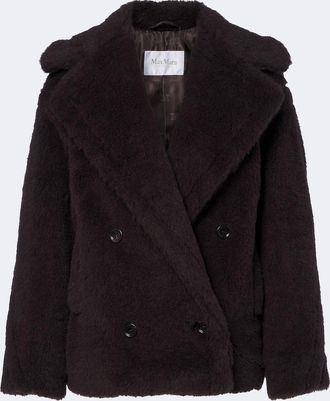 Max Mara Alpaca, wool, and silk peacoat