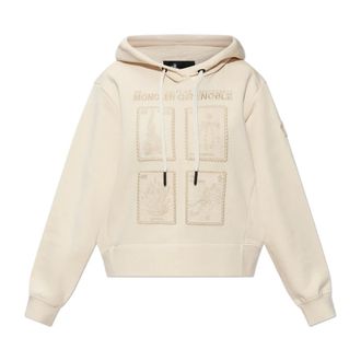 Moncler Hoodies, female, Beige, Size: XS Day-Namic Hoodie