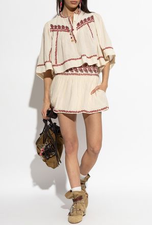 Isabel Marant Skirt Picadilia, Womens, Cream